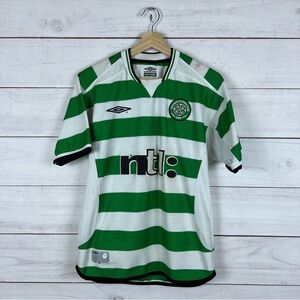Vintage Celtic FC Umbro Soccer Jersey Small